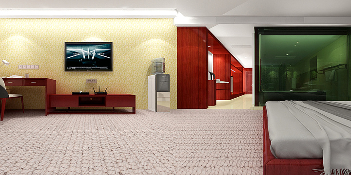 东东梦之家x预见未来之家-酒店标间707房间（纪念篇）-装修设计方案