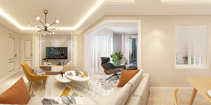 设计师零零柒-万科107-装修设计方案