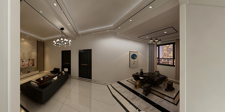 唐室家装设计-老店镇王朝志家自建房装饰设计案例-装修设计方案