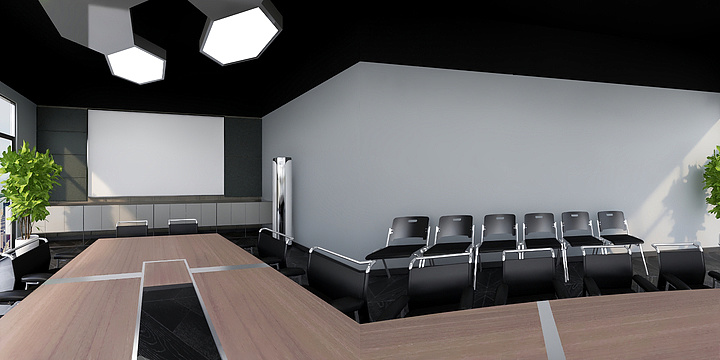 璐宇设计-中会议室-装修设计方案