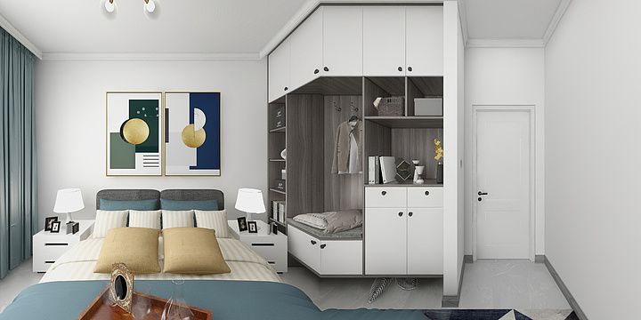 谦逊l-白城鹤城一号院-装修设计方案