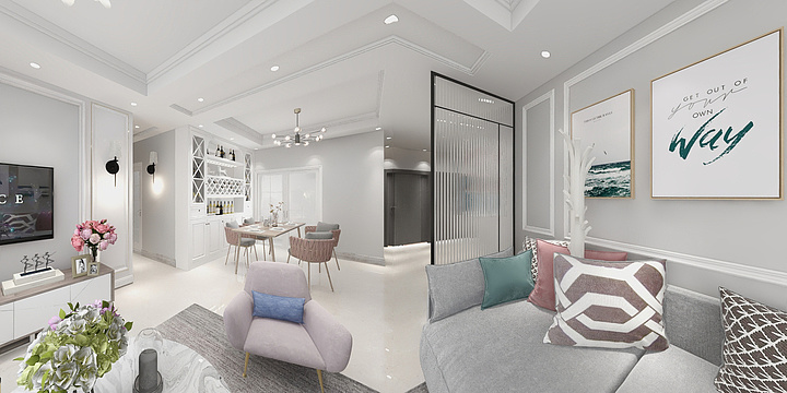 荣道-清华坊1-705-装修设计方案