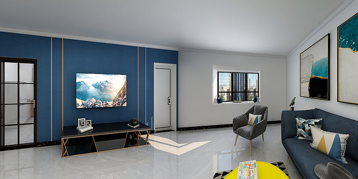 智慧家设计装饰-宗家梁1室1厅-装修设计方案