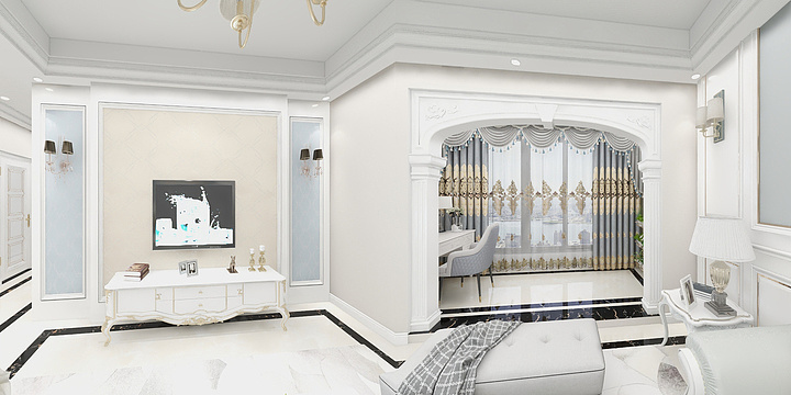 Design-陈俊霖-御景蓝湾12-1-202刘哥雅居-装修设计方案