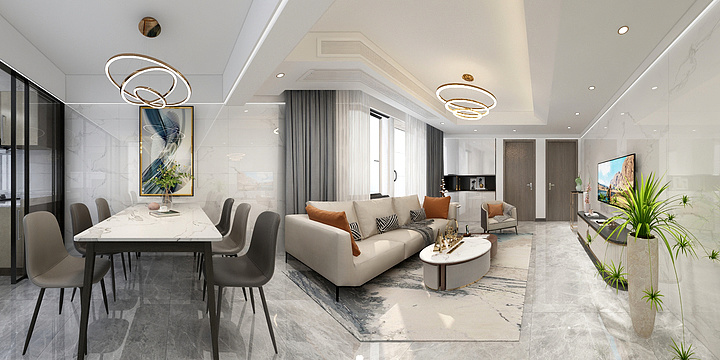 华子90-石先生&李小姐雅居-装修设计方案