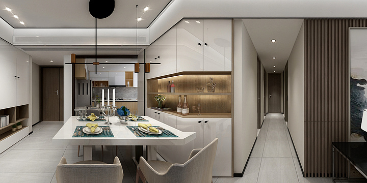 东莞宅舍全屋定制-新块-装修设计方案