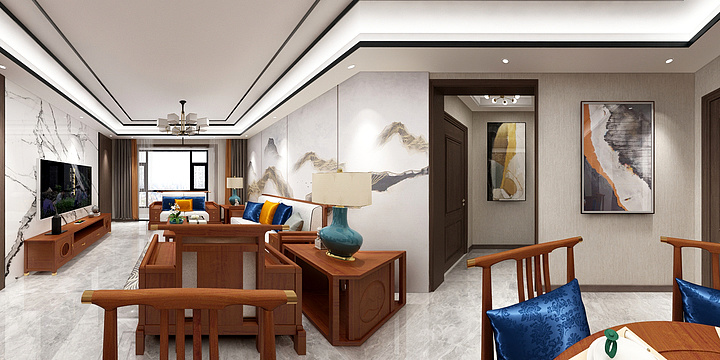 A室内装修设计师-中式装修-装修设计方案