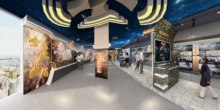 亚太桐-吴兴区织里防空防灾体验馆-装修设计方案