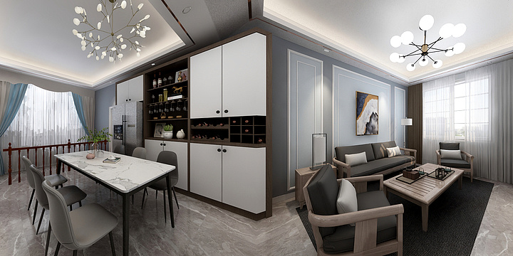 微视界设计工作室-金州区复州湾街道郭屯村 1-装修设计方案