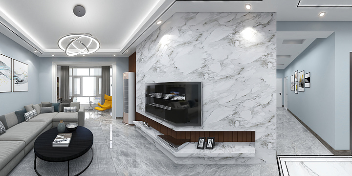 黑眼圈全案设计-领秀尚都B栋1105室-装修设计方案