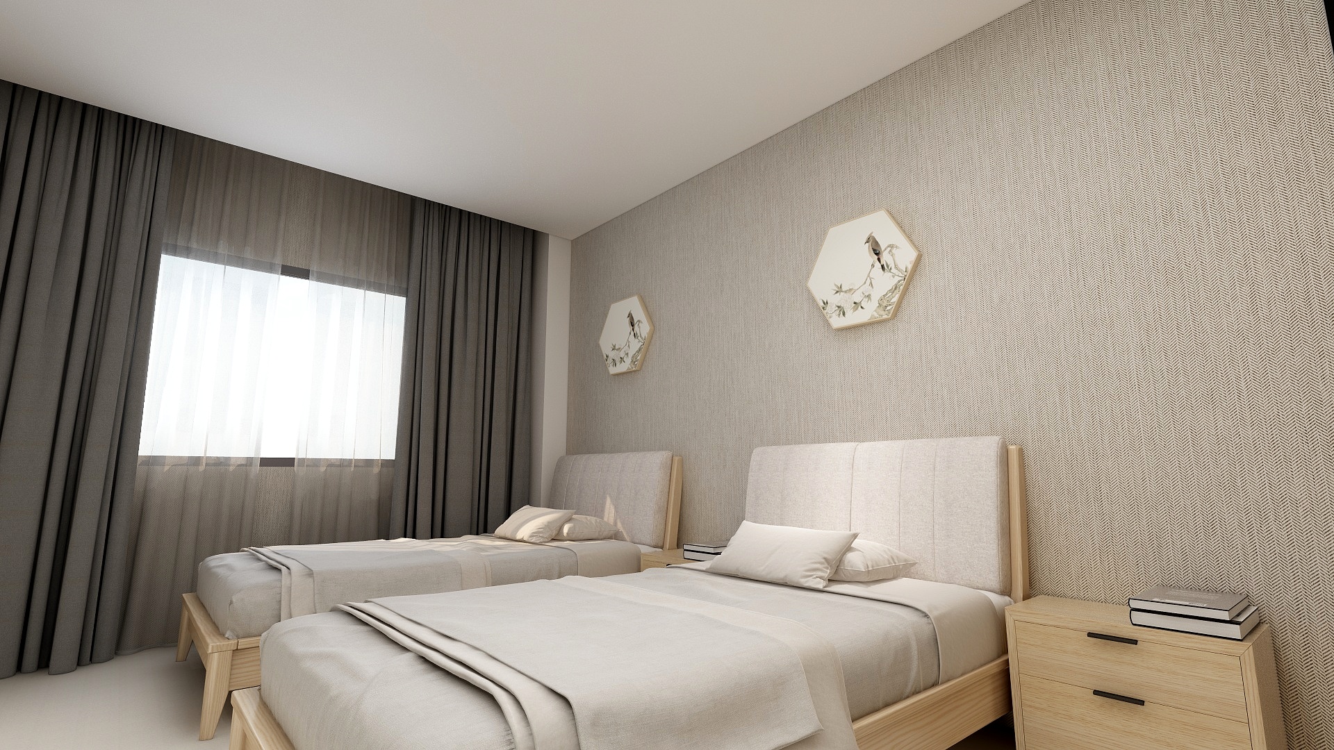 黄娅东-商洛市中心医院颐养中心2人间-装修设计方案