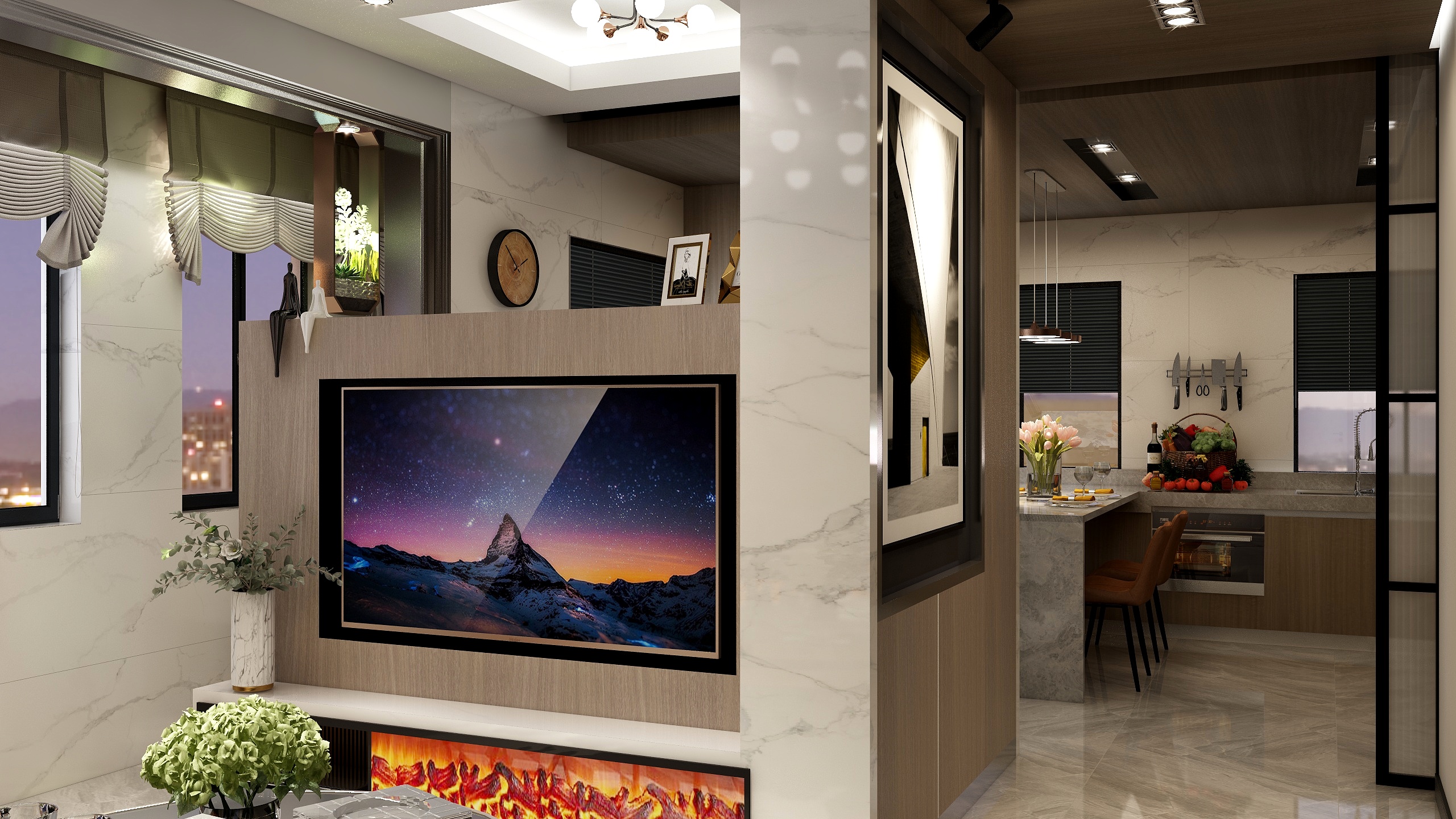 叶子zpxb-瑞和园89.50㎡B户型3室2厅1卫-装修设计方案