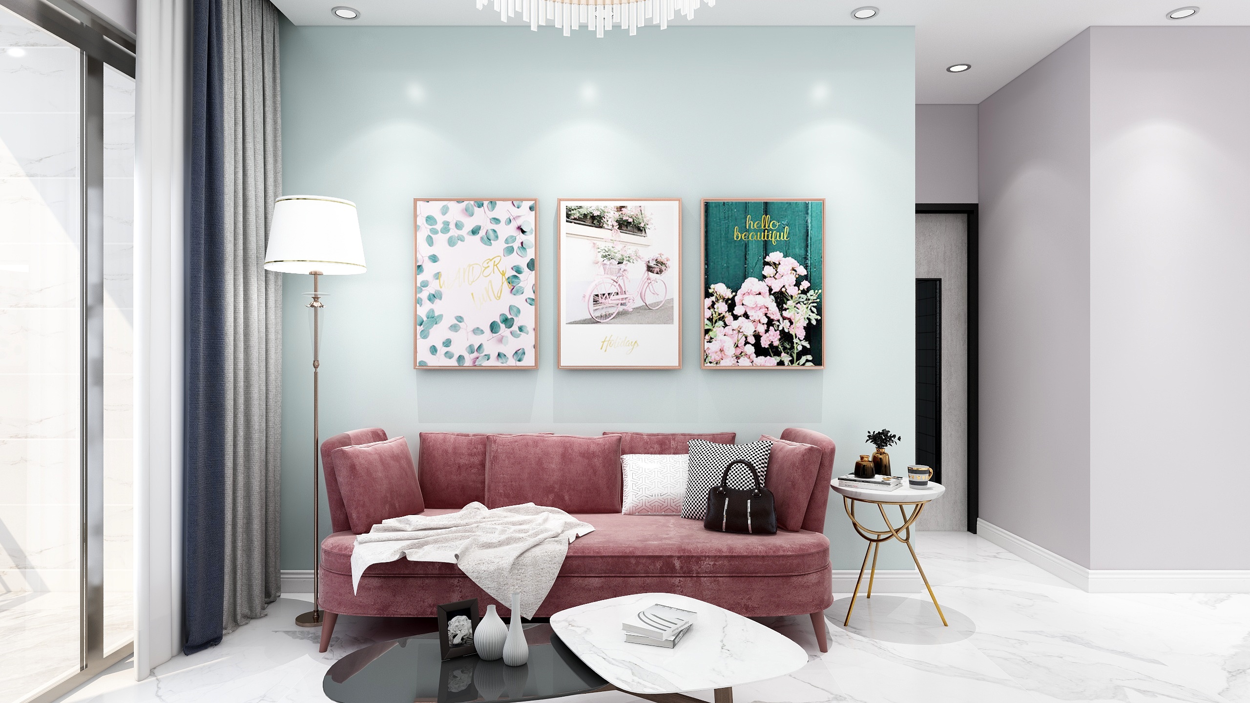 设计师李青阳-红与绿的浅唱-装修设计方案