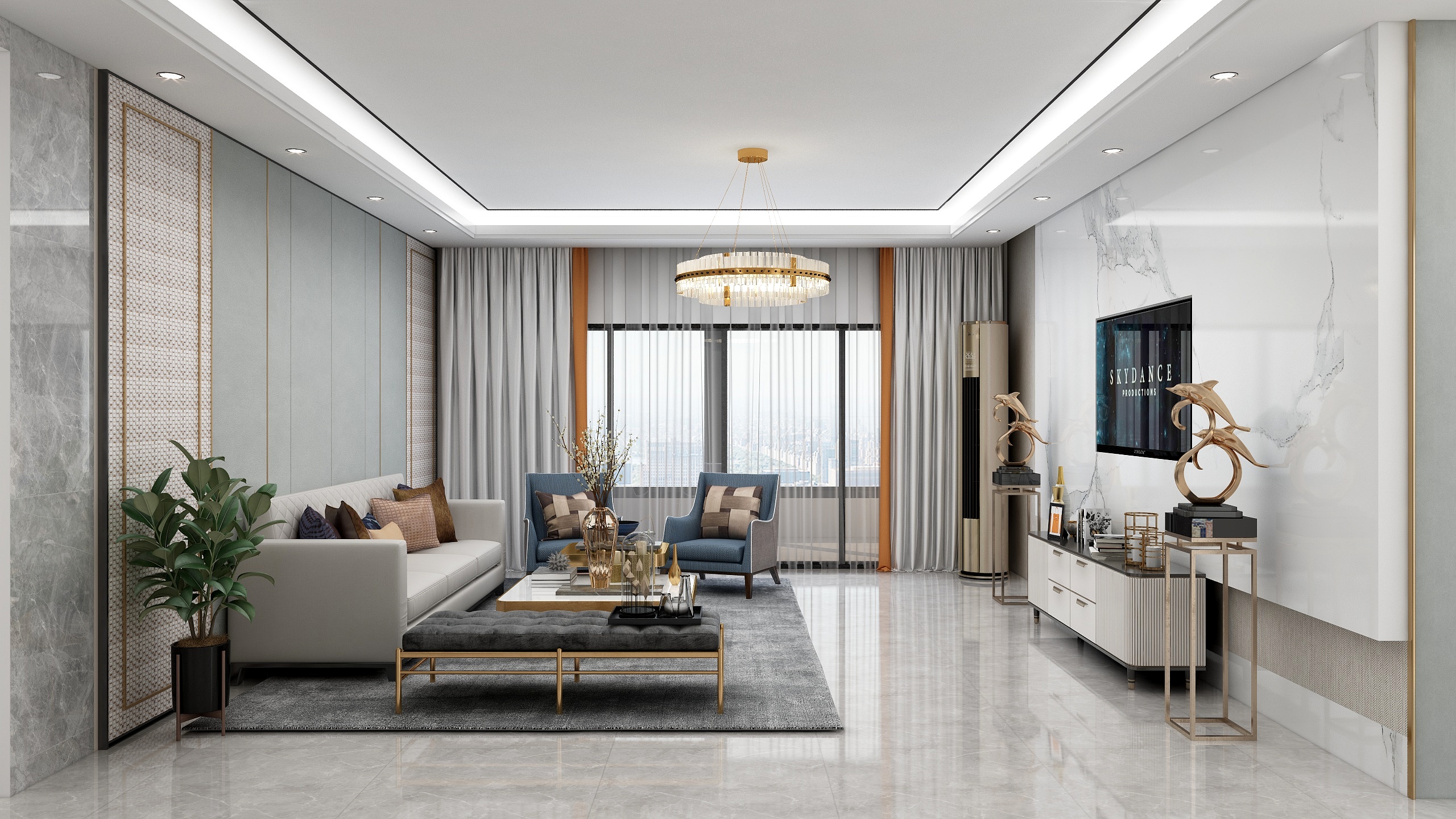 阿发23333-客厅-装修设计方案