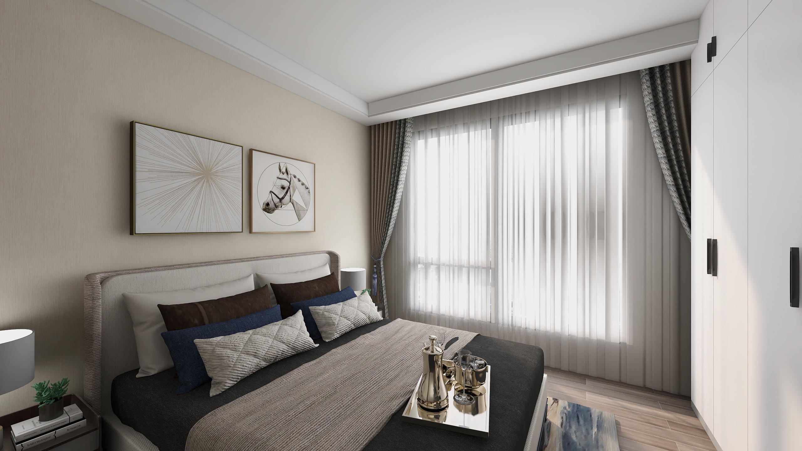 木木软装小宋-时代悦府父母房-装修设计方案