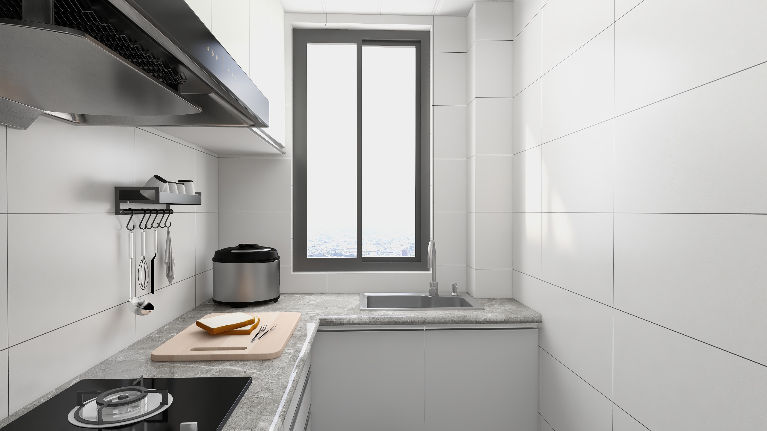 泽坤装饰-中原人家95平-装修设计方案