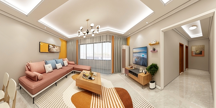 南阳下线-唐河-张阳-方案效果图五-城市广场-装修设计方案