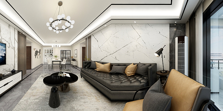 0林圆0-龙城天悦14栋2903龙姐雅居整体设计方案效果图-装修设计方案