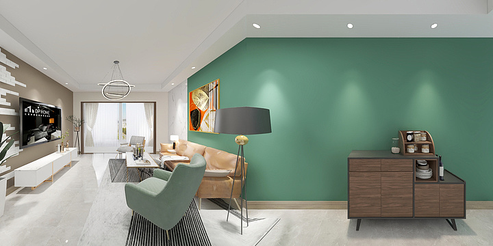 蓝月设计-金山星城1－4户型125.9㎡-装修设计方案