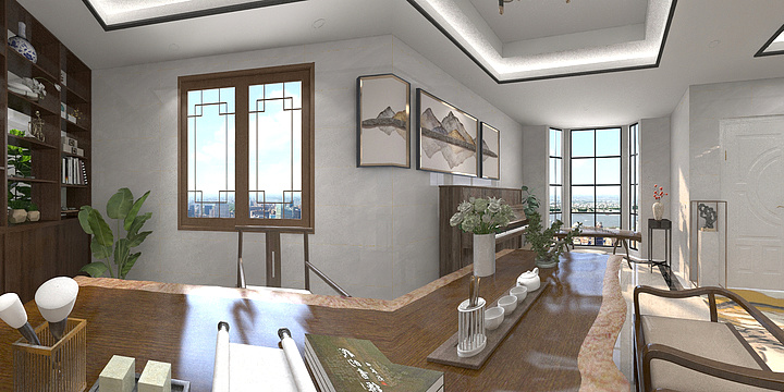 家婷橱柜衣柜工厂整装-邓总别墅全屋整装出图-副本-装修设计方案