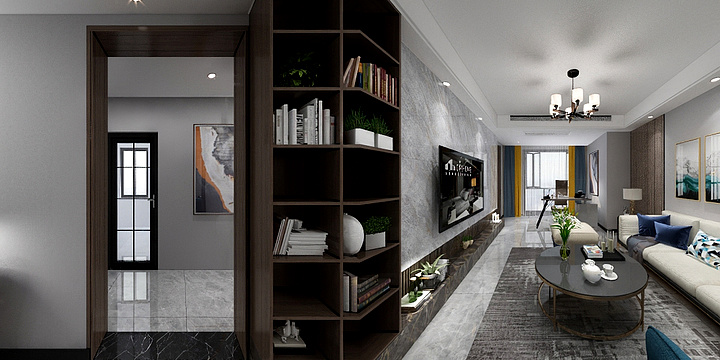 Lin江-丹凤华庭16栋1号户型-装修设计方案