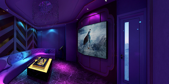 中州设计-二楼主题包厢-装修设计方案