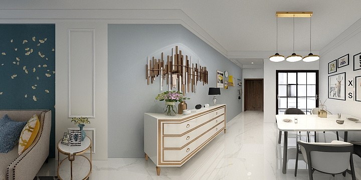 胡飞飞-维也纳效果图-装修设计方案