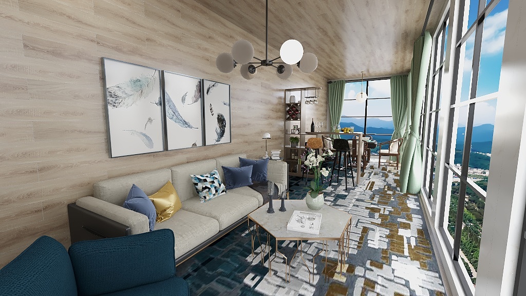 橙子结果了-3餐厅楼下-装修设计方案