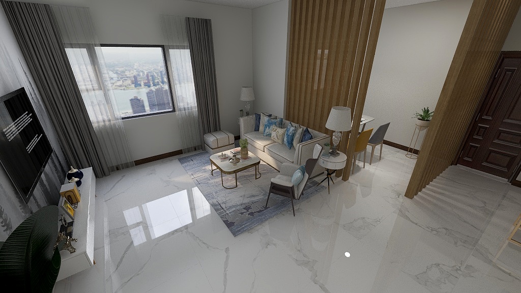 朴算-暖山国际-简约-装修设计方案