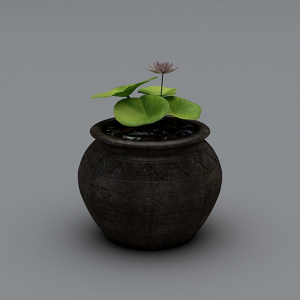 缸3D模型