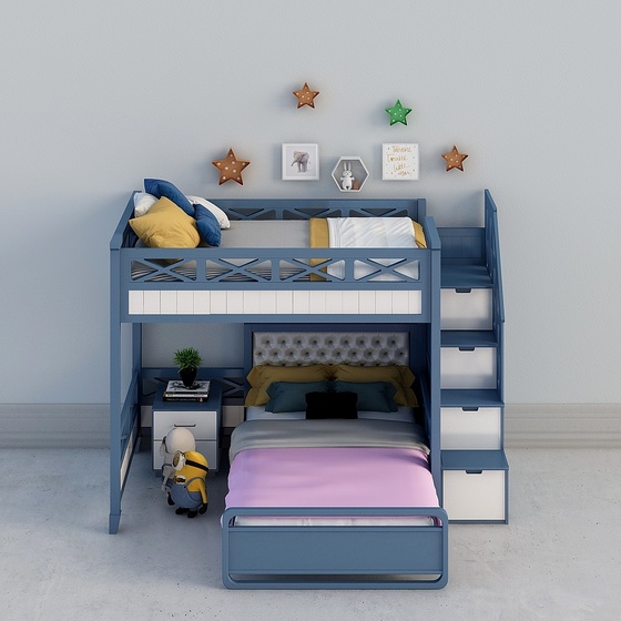 Modern Bunk Beds,Earth color