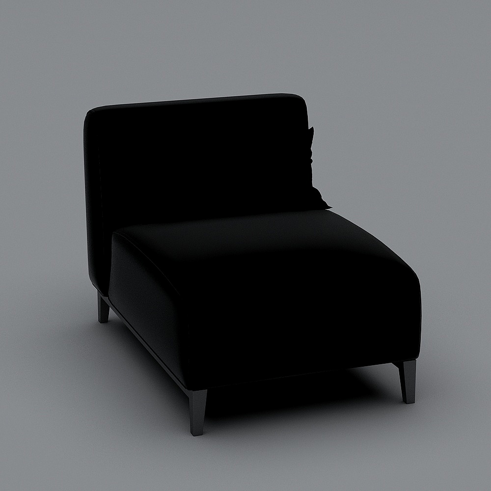 OC_沙发2——单椅3D模型