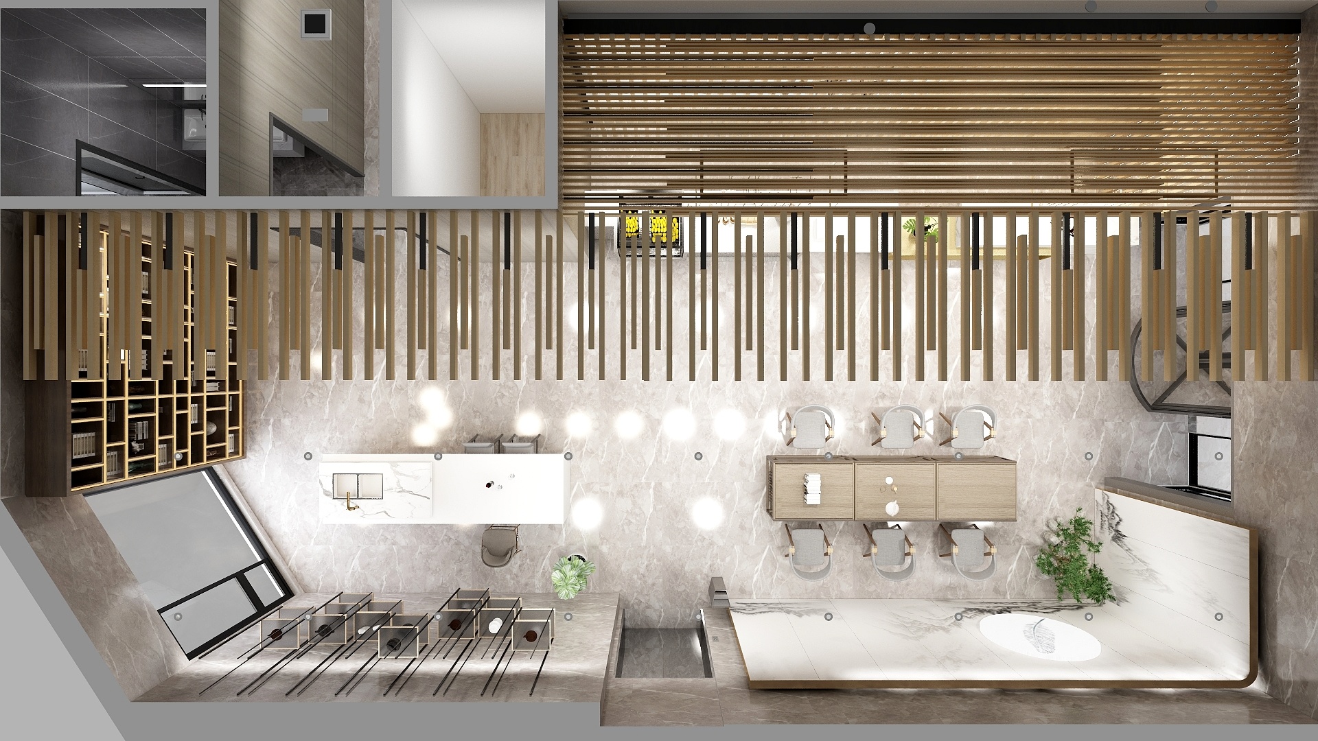 CHY丨DESIGN-|SJ·HF|-水荷塘酒店大堂-装修设计方案