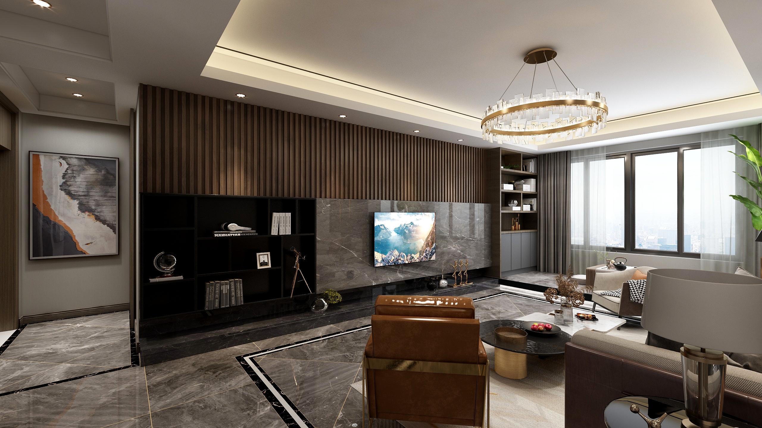 日暮空间设计-鸿润城11-1501-装修设计方案