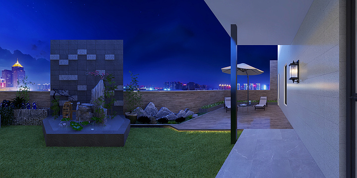 合博效果图制作-厦门院子A2-装修设计方案