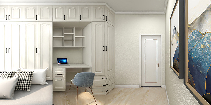 万晓娇-余航装饰中韩名都城D4-4-4轻-装修设计方案