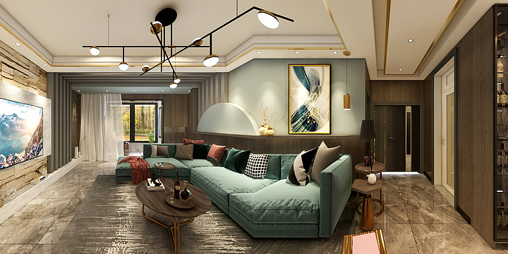 罗卓-样板间图纸-装修设计方案