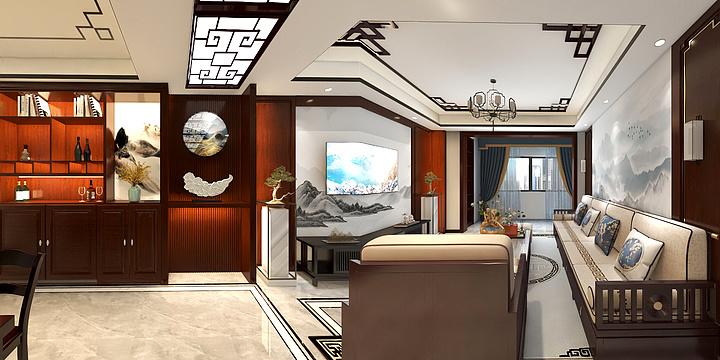 老宅门1-文泉理想城邦-装修设计方案