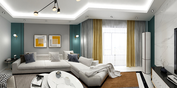 梅设计-中慧97闫先生雅居-装修设计方案