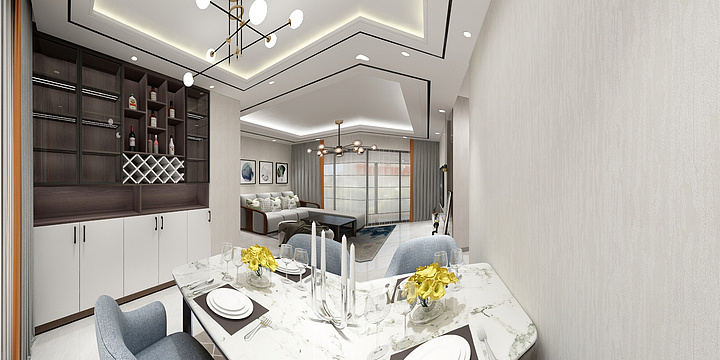 Maxki-东海明珠13座801-装修设计方案