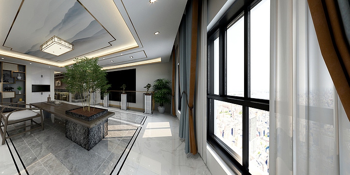 设计师杨璐-西安某会所-装修设计方案