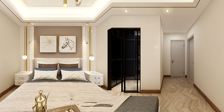 慧慧|设计师-家和沁园现代轻奢风大三居-装修设计方案