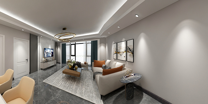 黄华-曾工-效果图-装修设计方案