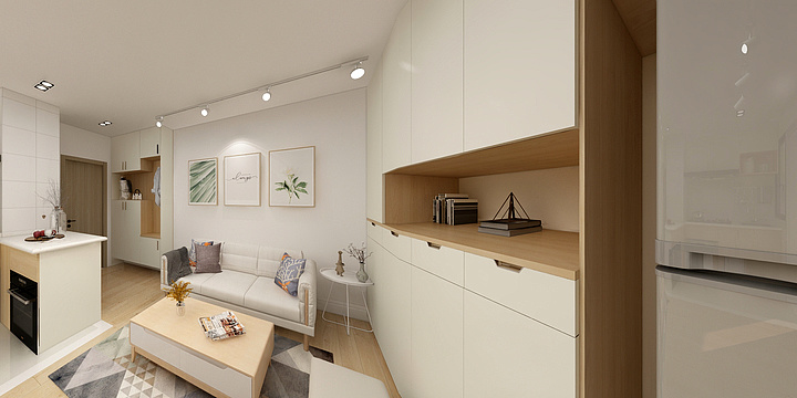 阿发23333-北欧一居-装修设计方案