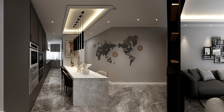 一行设计效果表现-融创城二期86第二套方案-装修设计方案