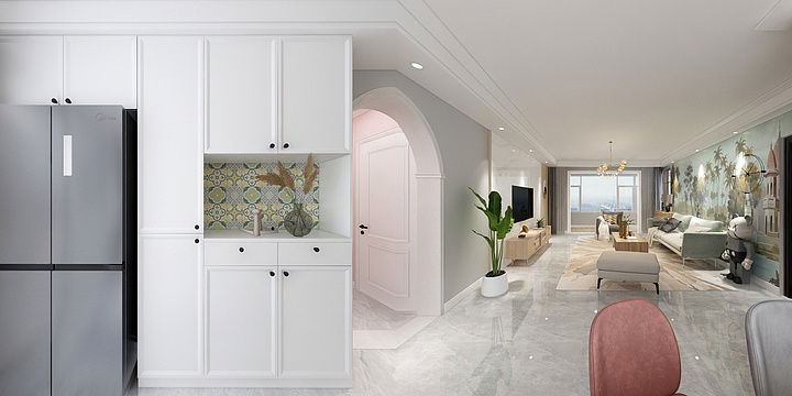 C丶D-金域蓝湾7-2-801-装修设计方案