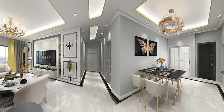 艺优装饰丨张波-尚品国际2期1-装修设计方案