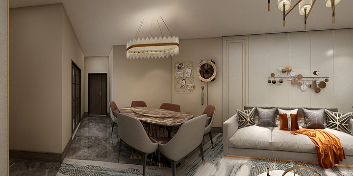 135****3790GfXV-九龙湖绿地国际博览城一期（殷公馆）户型图-装修设计方案