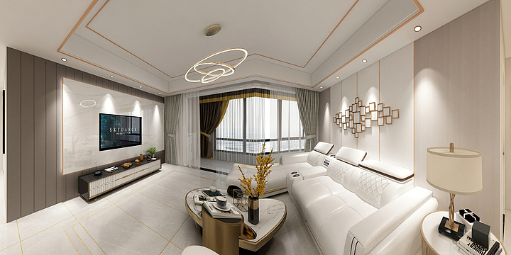 设计师丨小蒋-天一华府-装修设计方案