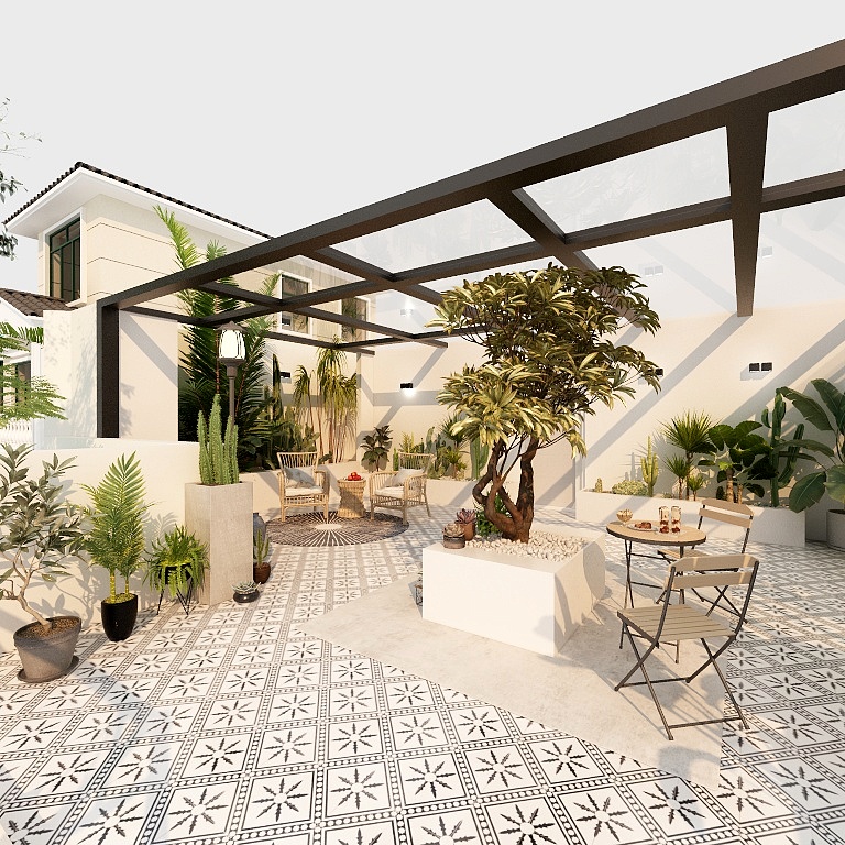 汶一设计-露台设计-装修设计方案